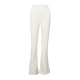 Original Groove Flared Pants High-Waisted Butt-Lifting Yoga Pilates Slimming Peach Nude Feel Sports Wide-Leg Pants