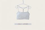 Original Embroidered  Sports Y-Shape Bra for Women with Chest Pads, Beauty Back Fitness Camisole