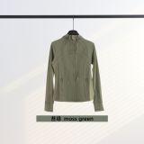 Original Embroidered  Slim-Fit Full-Zip Hooded Cardigan  Jacket Casual Sports Slimming Coat for Women