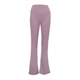 Original Groove style women's bell-bottom pants, no awkward lines, quick-dry sports yoga pants, wide-leg micro-flare long pants