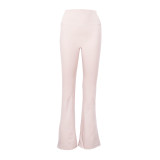 Original brand bell-bottom yoga pants, sports slimming pants for women, high-waisted, tummy control, butt-lifting, versatile casual pants