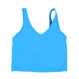 Original Align U-shaped tank top yoga bra with chest pads, sports fitness top, shockproof bra for women