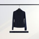 Original Embroidered  Slim-Fit Full-Zip Hooded Cardigan  Jacket Casual Sports Slimming Coat for Women