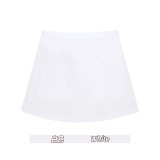 Original Embroidered  Accordion Skirt Two-Piece Anti-Exposure Pleated Elastic Breathable Sports Yoga Tennis Skirt