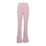 Original Groove style women's bell-bottom pants, no awkward lines, quick-dry sports yoga pants, wide-leg micro-flare long pants