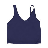 Original Align U-shaped tank top yoga bra with chest pads, sports fitness top, shockproof bra for women