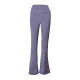 Original brand bell-bottom yoga pants, sports slimming pants for women, high-waisted, tummy control, butt-lifting, versatile casual pants