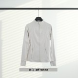 Original Embroidered  Jacket for Women, Slim Fit, Stand Collar, Stretchy, Quick-Dry, for Fitness, Sports, and Running