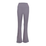 Original Groove Flared Pants High-Waisted Butt-Lifting Yoga Pilates Slimming Peach Nude Feel Sports Wide-Leg Pants