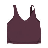Original Align U-shaped tank top yoga bra with chest pads, sports fitness top, shockproof bra for women
