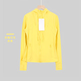 Original model Define hooded yoga jacket for women, yoga top for sports, fitness, and running