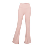 Original brand bell-bottom yoga pants, sports slimming pants for women, high-waisted, tummy control, butt-lifting, versatile casual pants