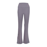 Original brand bell-bottom yoga pants, sports slimming pants for women, high-waisted, tummy control, butt-lifting, versatile casual pants