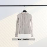 Original Embroidered  Slim-Fit Full-Zip Hooded Cardigan  Jacket Casual Sports Slimming Coat for Women