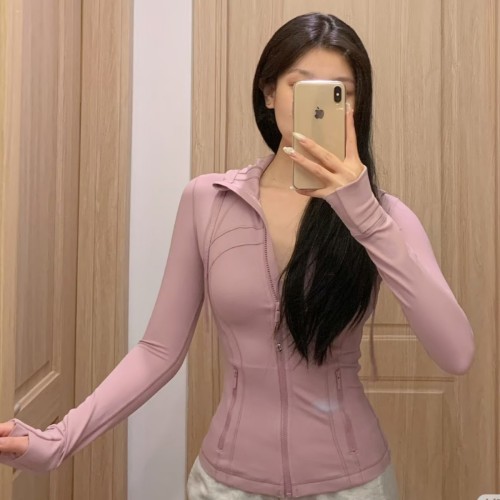 Original model Define hooded yoga jacket for women, yoga top for sports, fitness, and running
