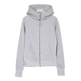Original  Women's Hooded Slim-Fit Sweatshirt Yoga Wear Casual Sports Yoga Top with Embroidered Gold Detail