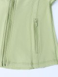 Original Embroidered  Slim-Fit Full-Zip Hooded Cardigan  Jacket Casual Sports Slimming Coat for Women