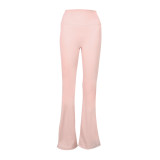 Original brand bell-bottom yoga pants, sports slimming pants for women, high-waisted, tummy control, butt-lifting, versatile casual pants