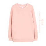 Original Embroidered  Long Women's Crew Neck Sweatshirt, Loose Fit Plus Size Yoga Fitness Sports Sweatshirt for Women