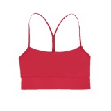 Original Y-shaped sports vest, same style as Flow Y, with chest pads, thin underwear with beautiful back design, fitness yoga top