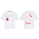 GALLERY DEPT TIDE trendy brand classic letter slogan LOGO gradient print short-sleeve T-shirt unisex