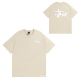Dropshipping trendy brand short-sleeve T-shirt with dice lettering, basic style, American-style couple's summer outfit