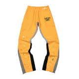 25ss European and American trendy brand GALLERY DEPT hand-painted splatter ink graffiti print patchwork pure cotton sweatpants casual trousers