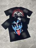 American-style super popular niche trendy brand summer Hell Star full-print graffiti short-sleeve loose-fit unisex T-shirt