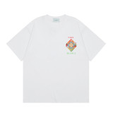Cross-border summer new trendy Casablanca short-sleeve letter logo printed unisex T-shirt