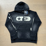 Cross-border American-style trendy brand loose-fitting men's hooded sweatshirt, foreign trade street casual jacket, women's hoodie and pants set