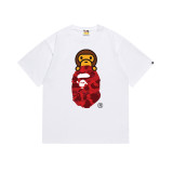 Japanese trendy brand Ape Kikai Maneki Neko short-sleeve shirt for men and women, teenagers, street and campus fashion, youthful trend