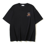 25ss European and American cross-border fashion high street OFF-WHITE high-quality printed graffiti loose short-sleeve T-shirt for men and women