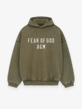 FOG ICON New Autumn/Winter Trendy Brand Fleece-Lined Letter Print Crew Neck Sweatshirt Unisex Versatile Hoodie