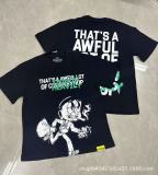 Cross-border American fashion brand THAT'S COUGH street print loose casual couple's T-shirt high quality
