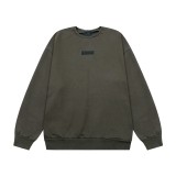 New autumn and winter FOG ICON sub-line logo letter crew neck pullover sweatshirt, unisex fleece hoodie