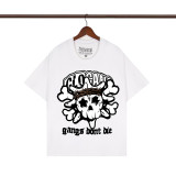 25ss Cross-Border Foreign Trade European and American Street Style Zip Hoodie Glo Cartoon Print Short Sleeve T-Shirt Unisex