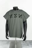 Kanye American high street merchandise collab vest high street ins unisex casual loose short-sleeve T-shirt versatile