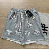 s cross-border EM American style trendy brand angel retro rhinestone logo hip-hop loose short-sleeve full-print couple's T-shirt