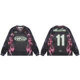 HELLSTAR Mesh Patchwork Long Sleeve Hell Star Base Shirt