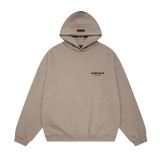 25ss cross-border foreign trade premium version European and American trendy brand flocking FOG sub-line ESSENTIALS men's and women's tops