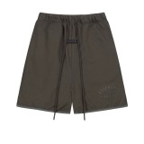 FOG ICON European and American fashion brand 24SS silicone letter logo casual shorts summer loose-fitting shorts for men and women