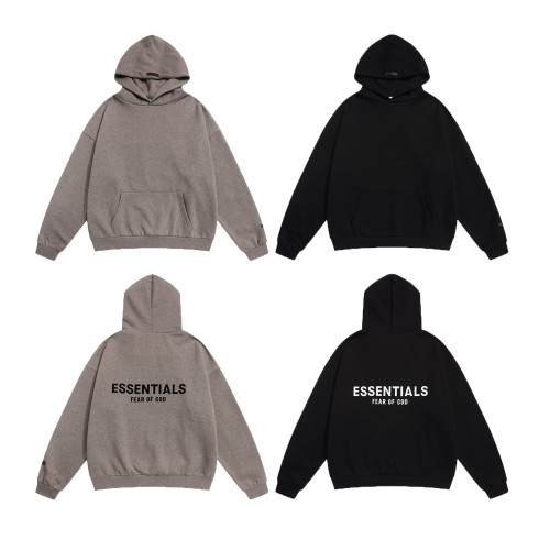 25ss cross-border foreign trade premium version European and American trendy brand flocking FOG sub-line ESSENTIALS men's and women's tops