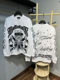 25ss Cross-Border Foreign Trade Hellstar American Style Trendy Brand High Street Washed Distressed Vintage Print Long Sleeve T-Shirt