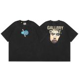 Foreign trade American-style trendy brand GALLERY DEP basic letter classic logo slogan short-sleeve unisex t-shirt for cross-border sales