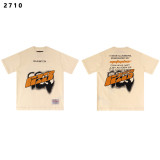 26ss Cross-Border Foreign Trade RRR123 CVA American Style Trendy Streetwear Vintage Washed Loose Short-Sleeve T-Shirt for Men