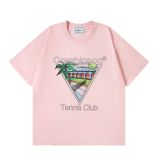 Cross-border summer new trendy Casablanca short-sleeve letter logo printed unisex T-shirt
