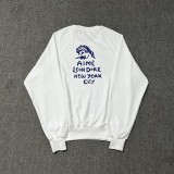 Cross-border Aime New York Queens landmark print hooded simple casual loose versatile letter sweatshirt