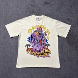 American high street niche fashion brand summer new skull figure basketball print retro loose round neck short sleeve T-shirt
