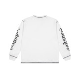 25ss high-quality GOD trendy high street vintage washed distressed printed zip-up hoodie loose long-sleeve T-shirt top