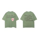 Kanye American high street merchandise collab vest high street ins unisex casual loose short-sleeve T-shirt versatile